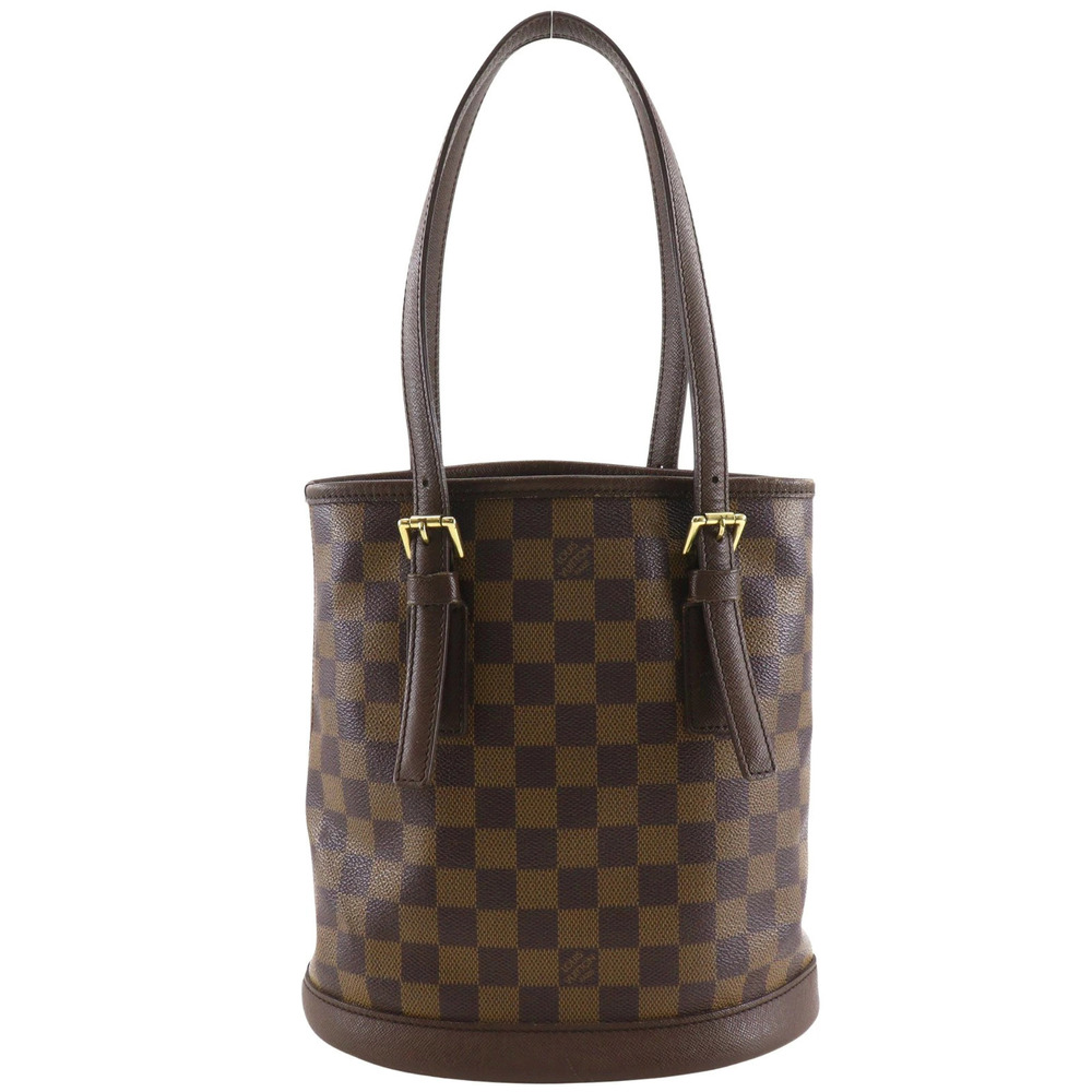 Louis Vuitton Mare 2Way Shoulder Tote Bag Damier Canvas Open Brown